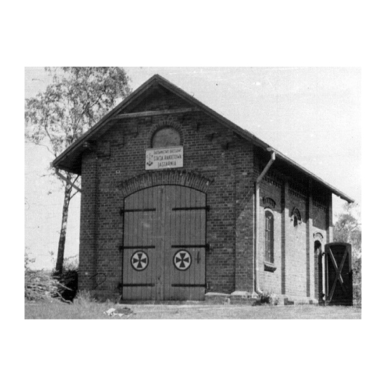 Stacja ratownictwa morskiego w Jastarni na początku XX wieku